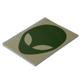 エイリアン顔 ノートブック (左側)