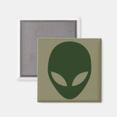 エイリアン顔 マグネット (正面/裏面)