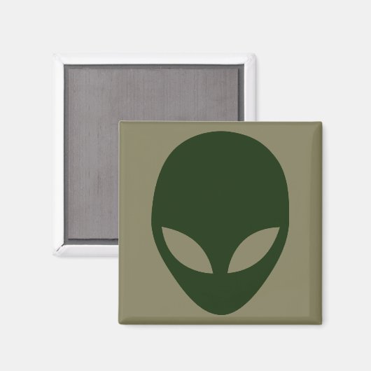 エイリアン顔 マグネット (正面/裏面)