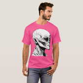 エイリアン顔 Tシャツ (正面フル)