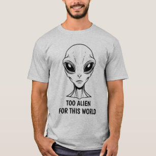 エイリアン顔 Tシャツ