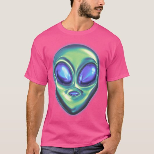 エイリアン顔 Tシャツ (正面)