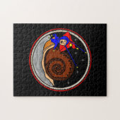 エイリアン風変わりカタツムイルオンザムーンパズル ジグソーパズル (横)