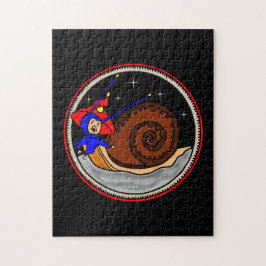 エイリアン風変わりカタツムイルオンザムーンパズル ジグソーパズル