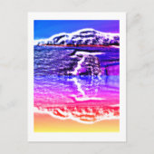 エイリアン風景画 ポストカード (正面)