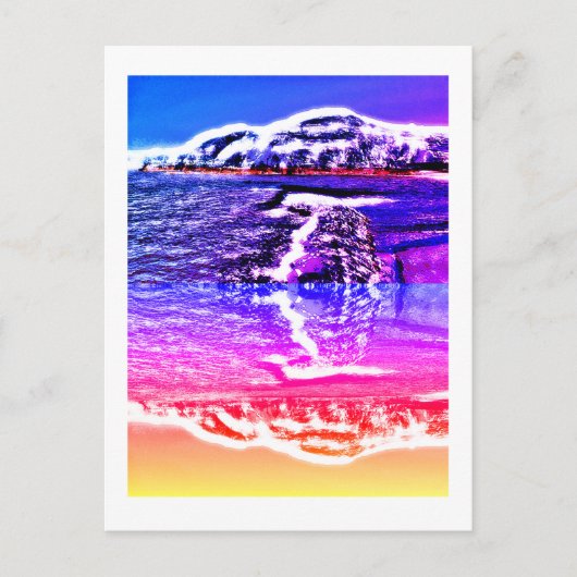 エイリアン風景画 ポストカード (正面)