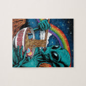 エイリアン食べズヌードル ジグソーパズル (横)