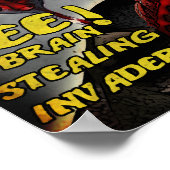 エイリアン食べマイブレインポスター ポスター (角)