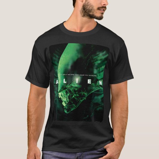 エイリアン45周年記念Xenomorph 1979映画ポスター Tシャツ (正面)