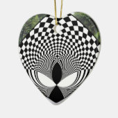 エイリアン – あなたを見て! セラミックオーナメント (左)