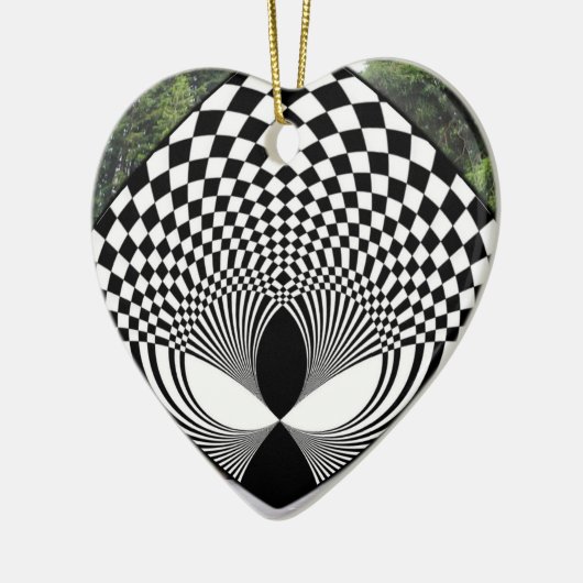 エイリアン – あなたを見て! セラミックオーナメント (左)