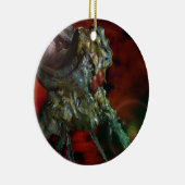 エイリアン、ここにいる セラミックオーナメント (右)