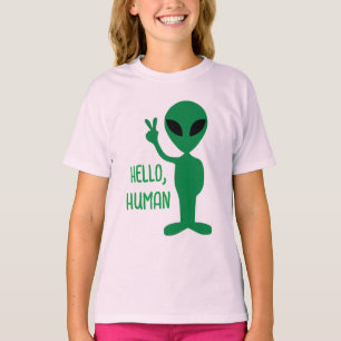 エイリアン - こんにちは人間 Tシャツ