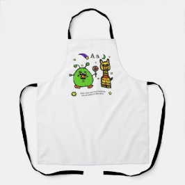 エイリアン&アルパカ エプロン