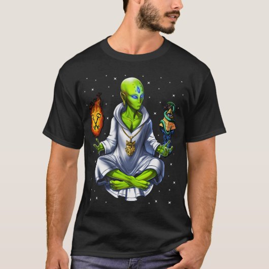 エイリアン・イルミナティ・コンスピラシー Tシャツ (正面)