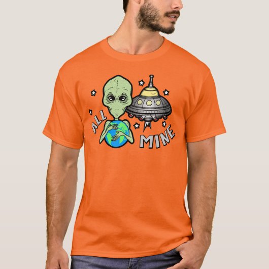 エイリアン+オール+マイン メンズTシャツ Tシャツ (正面)