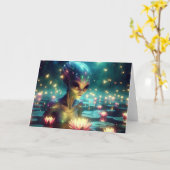 エイリアン カード (黄色い花)