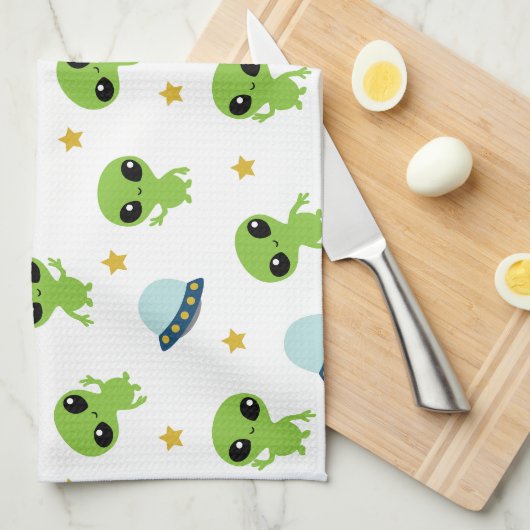 エイリアン キッチンタオル (四つ折り)