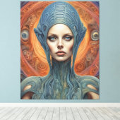 エイリアン キャンバスプリント (インサイチュ (ウッドフロア))