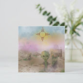 エイリアン クラッシュ 宇宙船 ロズウェル ニューメキシコ州 招待状 (スタンド正面)