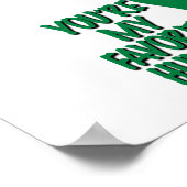 エイリアン・グリーティング - あなたは私のお気に入りの人間だ ポスター (角)