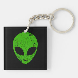 エイリアン・グリーン・ヘッドufo SF超知識者 キーホルダー