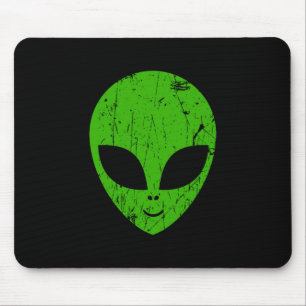 エイリアン・グリーン・ヘッドufo SF超知識者 マウスパッド