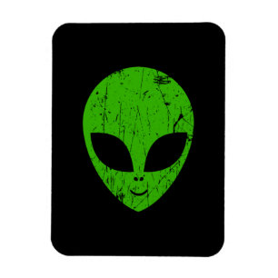 エイリアン・グリーン・ヘッドufo SF超知識者 マグネット