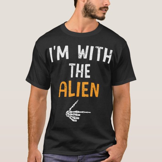 エイリアン コスチューム ハロウィン おそろい コーデ Tシャツ (正面)