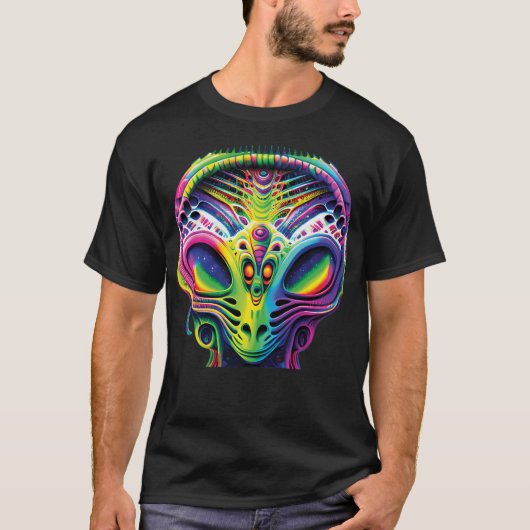 エイリアン・サイケデリック Tシャツ (正面)