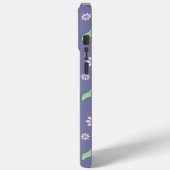 エイリアン+シカ+フォークアート | 空想的なグリーンの子鹿 Case-Mate iPhoneケース (裏面 / 左)