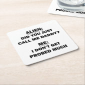 エイリアン スクエアペーパーコースター (アングル)