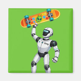エイリアン スケートボード グレッグ ロボットの起源 マグネット