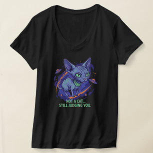 エイリアン スフィンクス 猫 サイエンスフィクション ジョーク アート Tシャツ