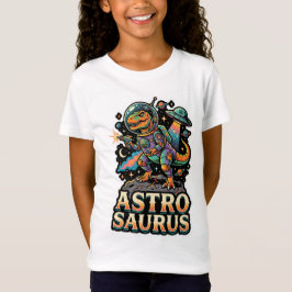 エイリアン+ダイナソー+アストロサウルス: レトロ宇宙飛行士 スペース Tシャツ