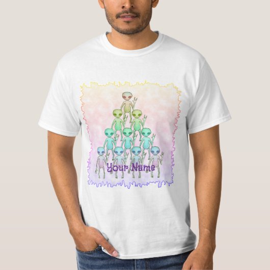 エイリアン・トライアングル Tシャツ (正面)
