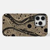 エイリアン+ドゥードゥル iPhoneケース (裏面横)