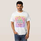 エイリアン ピンク 地球侵略 Tシャツ (正面フル)