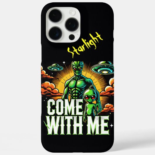 エイリアン・フィギュア:宇宙での冒険 Case-Mate iPhoneケース (裏面)