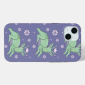 エイリアン・フォークアート・シカ | 幻想的な緑の子鹿 Case-Mate iPhoneケース (裏面 (横))