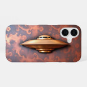 エイリアン+フライング+ソーサー iPhone 16ケース (裏面横)