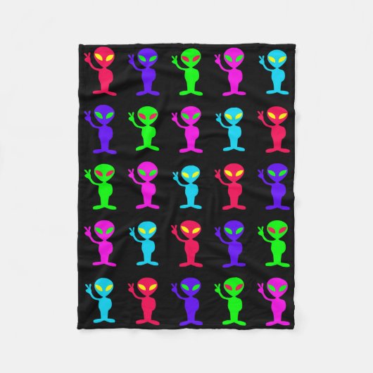 エイリアン フリースブランケット (正面)