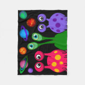 エイリアン フリースブランケット (正面)