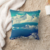 エイリアン・プラネット – 3D Edコンピュータ・アートワーク岩とs クッション (ブランケット)