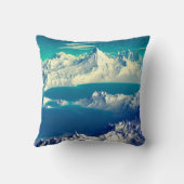 エイリアン・プラネット – 3D Edコンピュータ・アートワーク岩とs クッション (裏面)