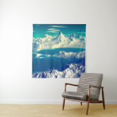 エイリアン・プラネット – 3D Edコンピュータ・アートワーク岩とs タペストリー (インサイチュ)