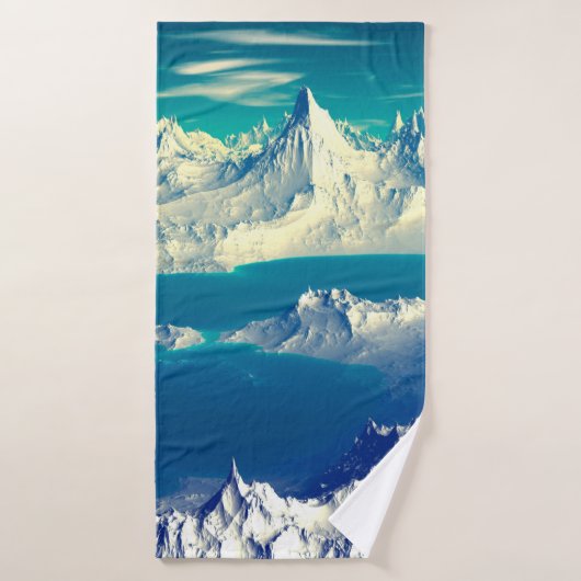 エイリアン・プラネット – 3D Edコンピュータ・アートワーク岩とs バスタオル (バスタオル)