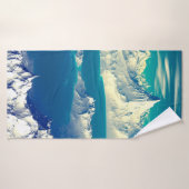 エイリアン・プラネット – 3D Edコンピュータ・アートワーク岩とs バスタオル (バスタオル)