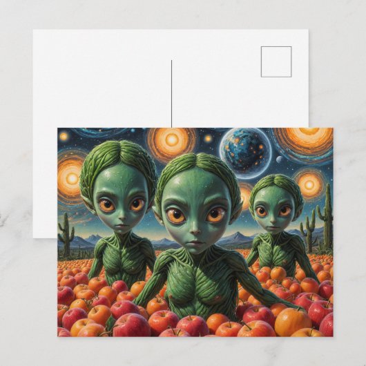エイリアン ポストカード (正面/裏面)