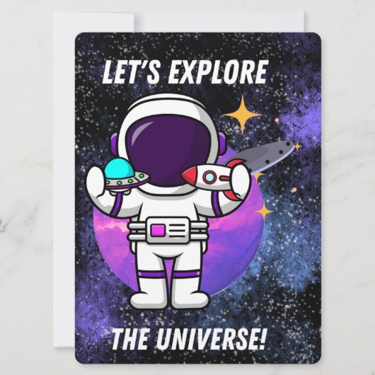 エイリアン , ユニバース , ロケットシップ , 惑星と宇宙飛行士 シーズンカード (正面)